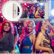 Selfie LED Camera Ring Flash Fill Lights Mobile Phone Portable Luxury Mini Tool