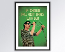 SHANE MacGOWAN A3 PRINT. The Pogues. The Dubliners. Irish Music. Luke Kelly.