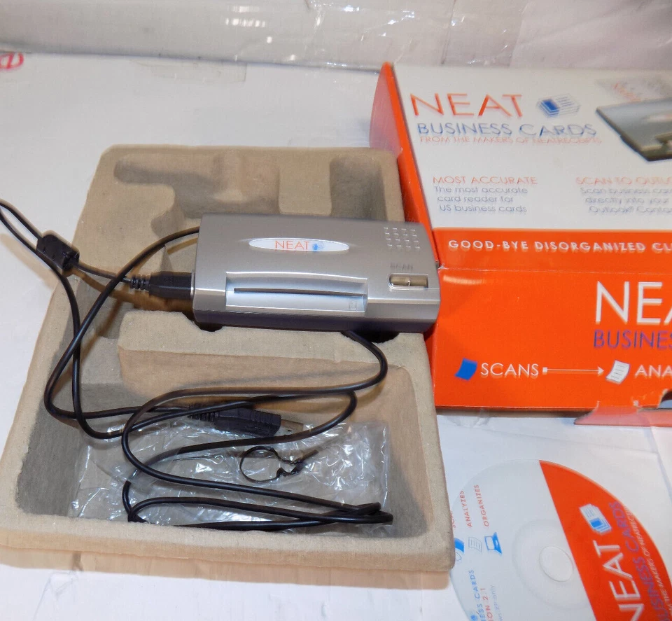 Complete Neat Receipts Business Cards Mobile Color Scanner Neat Receipts 2008 - Image 2 of 2