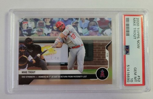 2020 Topps Now 52 Mike Trout
