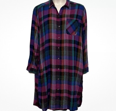 beach lunch lounge plaid dress Feeling Inspired Navy Plaid Maxi Dress – Shop the Mint main image 0