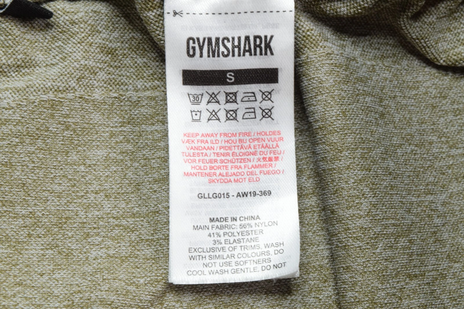 gymshark flex heather stretch gym running ankle leggings