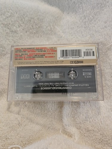 Christmas Classics Cassette 1994 Ally Cat Productions Various Artists - Picture 2 of 5