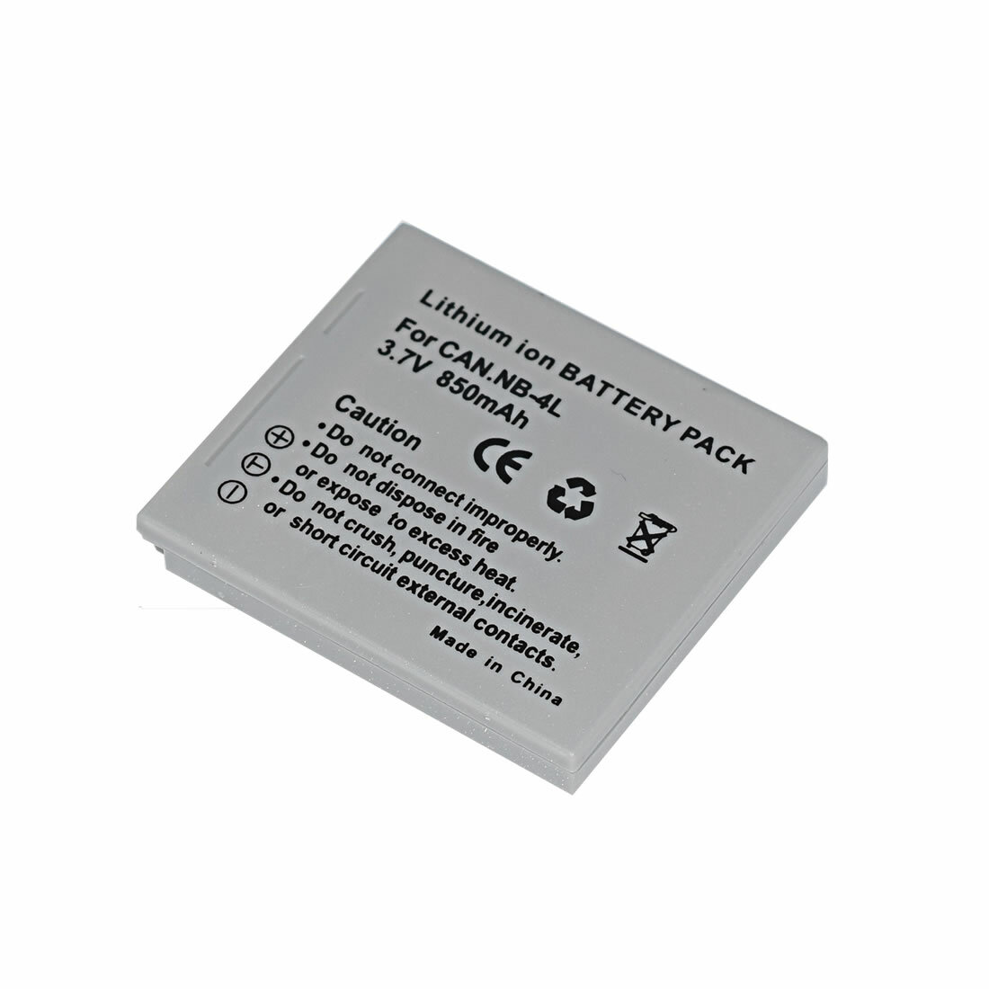 NB-4L Battery for Canon PowerShot ELPH 100 HS, 300 HS, 310 HS, 330