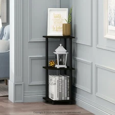 Small 3 Tier Corner Entryway Shelf Table For Entrance Front Door Entry Hall NEW