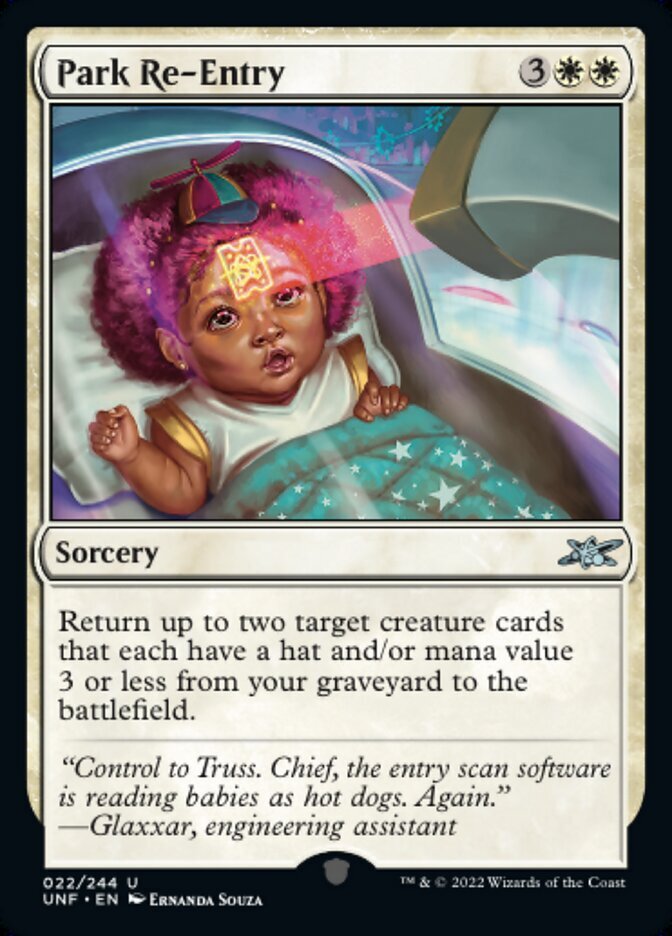 Magic the Gathering (mtg): UNF: Park Re-Entry - Foil
