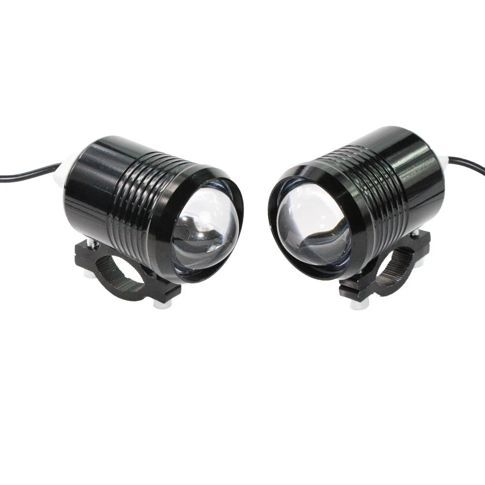 2X Luces antiniebla LED para conducción de motocicleta U2 para Harley-Davidson Foto 3 de 4