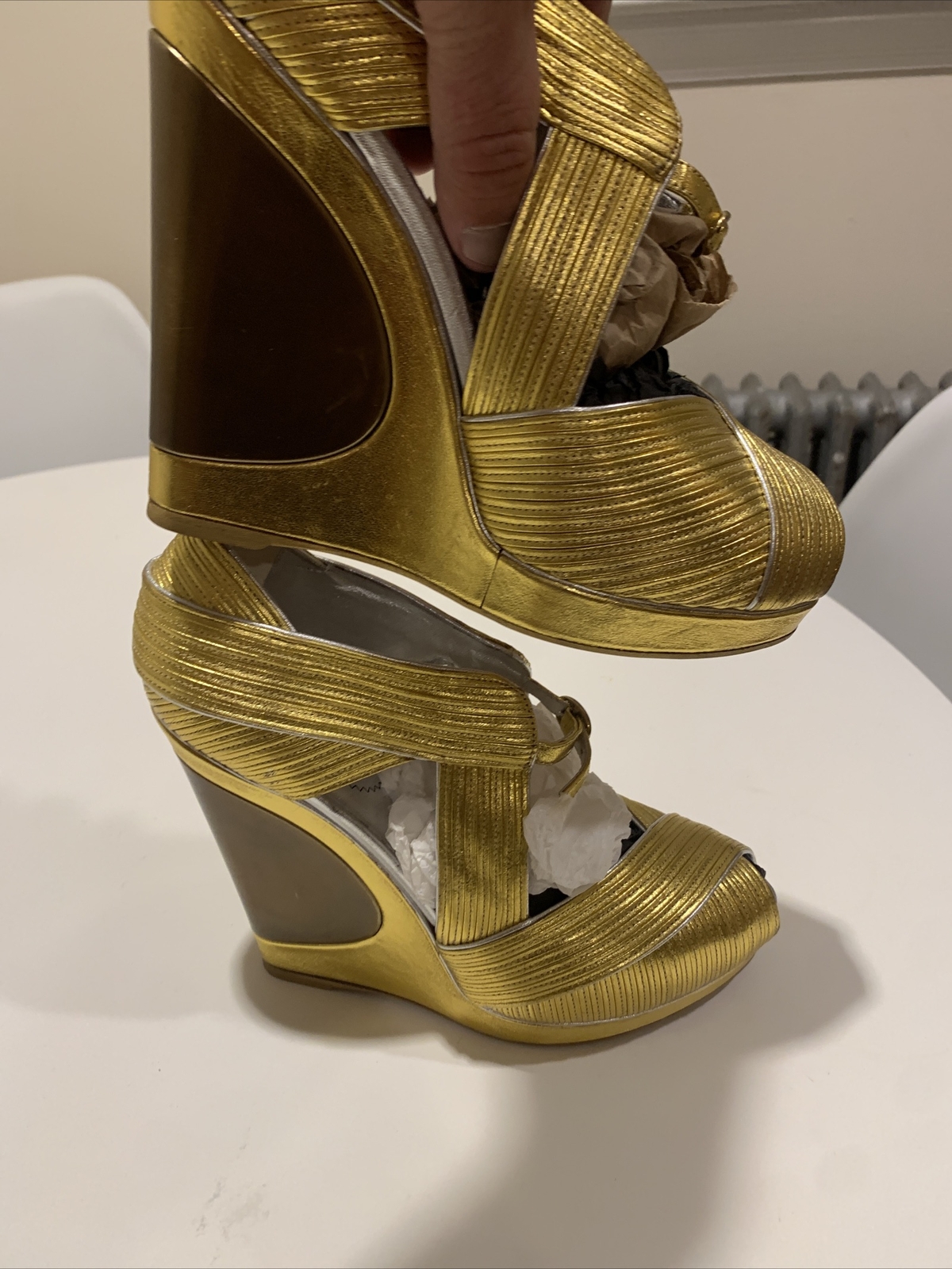 SAINT LAURENT zeppe ysl maggy