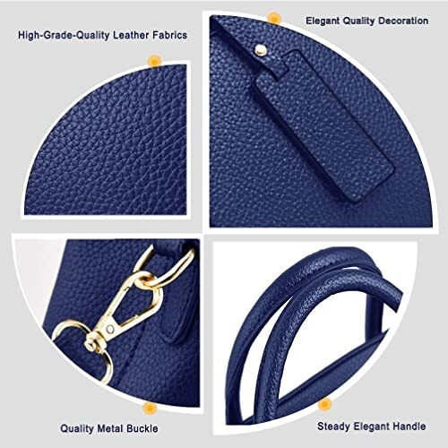 Geldbörsen und Handtaschen für Damen Schultertasche Tragetaschen Obergriff Schultertasche - Bild 5 von 6