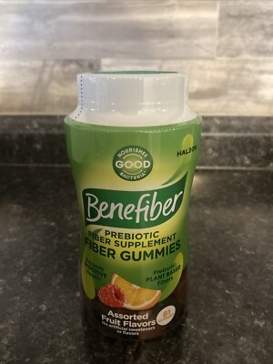 Benefiber Prebiotic Fiber ~ 81 Gummies ~ Assorted Fruit Flavors ~ EXP. 12/2025