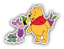 Winnie The Pooh Cartoon Sticker Bumper Decal - ''SIZES''