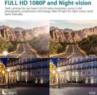 1080P 170°Wide Angle,4" Dual Lens HD Car DVR Rearview Video Dash Cam Recorder Ca