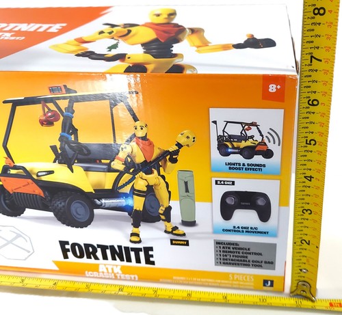 Modellino FORTNITE CRASH DUMMY e veicolo ATK telecomando luci e suoni Jazwares - Foto 17 di 18