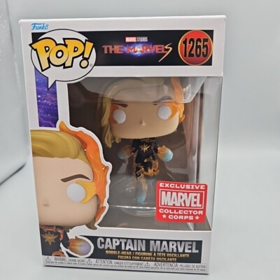 Funko Pop! Captain Marvel #1265 - The Marvels Collector Corps Amazon