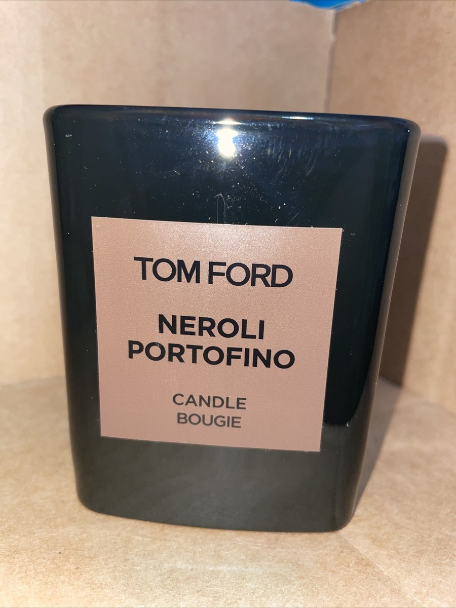 NEROLI PORTOFINO Tom Ford Candle Bougie in Brown Glass IMPERFECT 