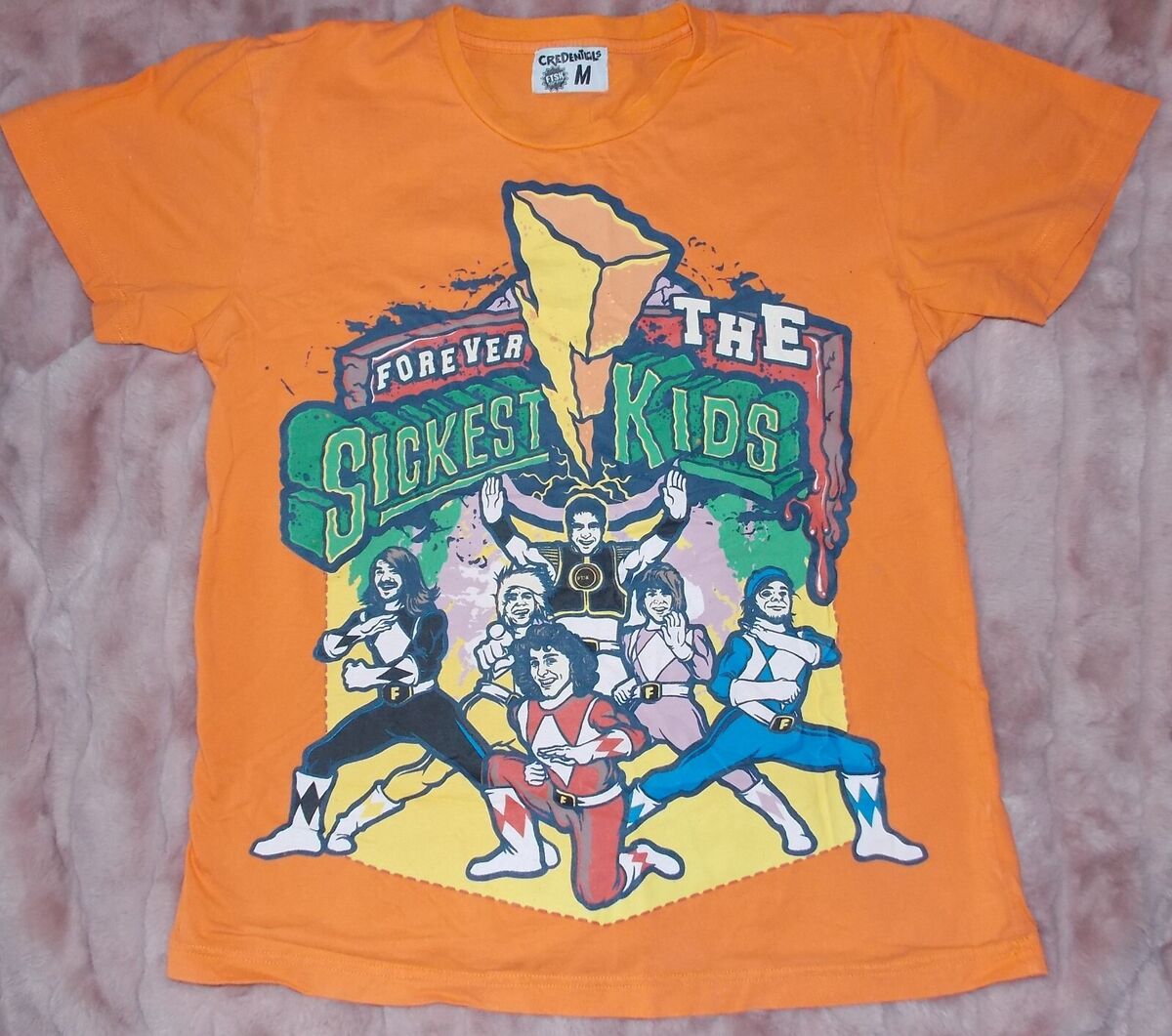 FTSK Forever The Sickest Kids Band Power Rangers Shirt FTSK Forever The Sickest Kids Band Power Rangers Shirt