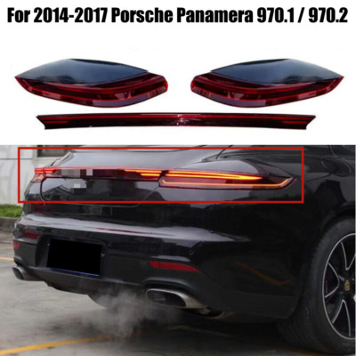 971Style Through Taillight Assembly Upgrade Set for 2014-17 Porsche Panamera 970