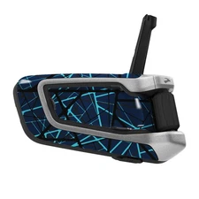 For Cardo Packtalk Bold Skin Decal Wrap Stickers Glossy Cyber Blue