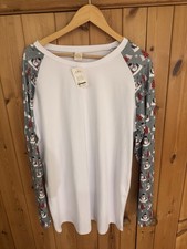 Kids Tales PJ Top Family Matching Pyjama Top White Size 3XL BNWT Xmas