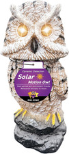 Solar Tiger Owl with Flashing Eyes, Rotating Head, Hoot Sound, Motion Detector a
