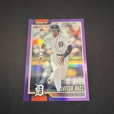 Topps 2026 series one Javier Baez Purple Rainbow Foil  /250  Detroit Tigers