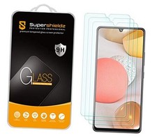  3 Pack Designed for Samsung Galaxy A42 5G Tempered Glass Screen Protector,