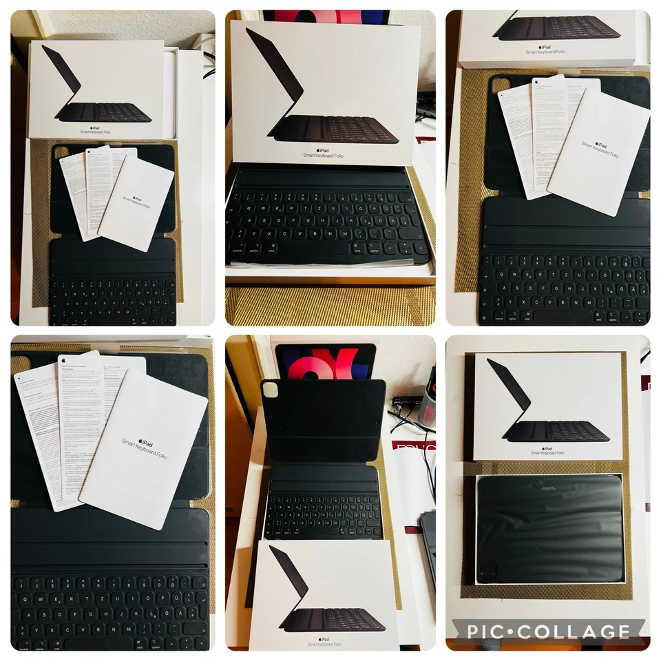 Apple iPad Smart Keyboard Folio schwarz – kompatibel mit iPad Pro 11" & iPad Air