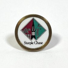 Vintage STEEPLE CHASE Golf Club Ball MARKER with STEM - Mundelein IL