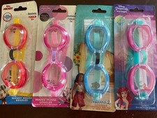 Youth Swim Goggles Mickey Minnie Ariel Moana Bestway One Pair