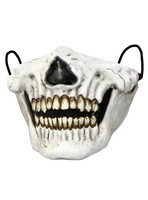 SchäDel Mundmaske - KostüM Maske Halloween Fasching - Halbmaske Aus Latex Zum