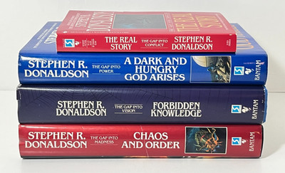 Stephen R. Donaldson GAP Cycle Books  3-Hardcover + 1 Paperback 1990's