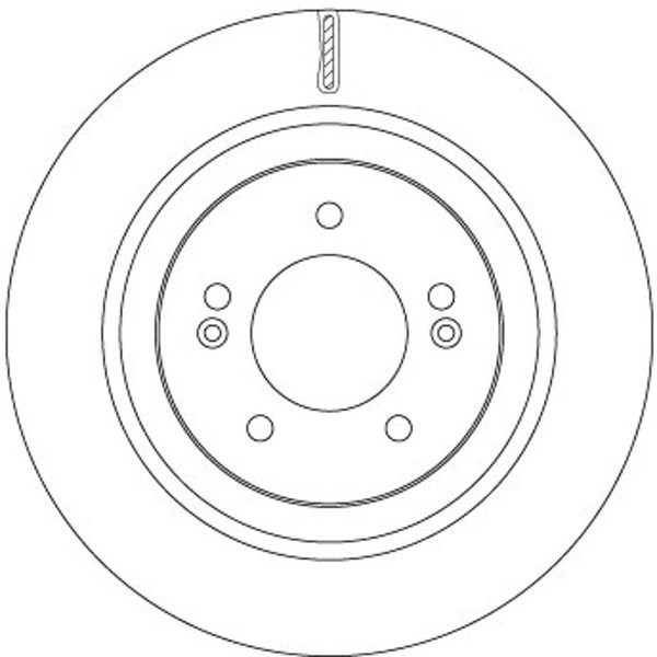 2X TRW Bremsscheibe DF6959 FüR KIA Optima JF Sportswagon Gdi-image
