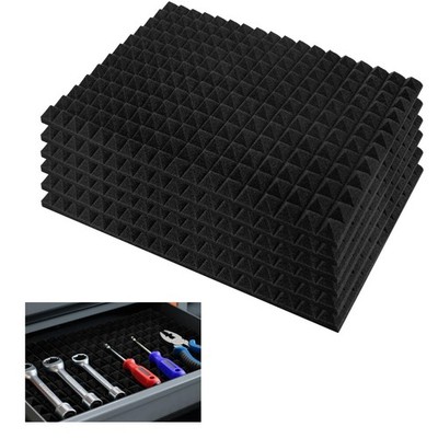 SK Studio 6PCS Tool Box Liner, Trap Mat Universal Tool Drawer Organizer, Non ...