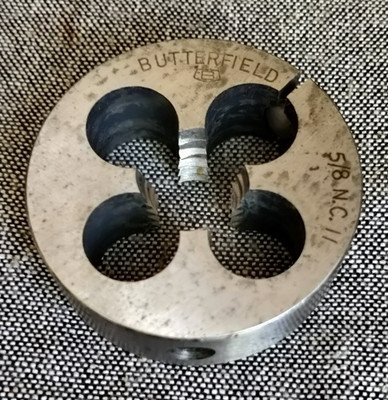 Butterfield  5/8''-11 UNC HSS 2'' Split Adjustable Die