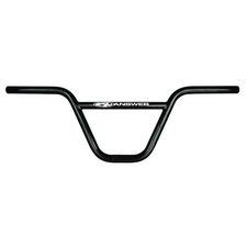 Answer BMX Pro Flat CrMo Bars - 8" Black, Lightweight Strong Tapered Engineering