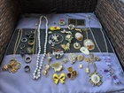 Vtg Costume Jewelry Lot For Wear,repair Or Repurpose Pre Owned Condition