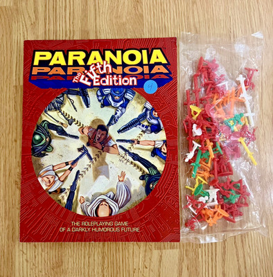 Paranoia: The Fifth Edition, Fantasy RPG book,