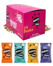 MUNCHY SEEDS Variety Pack - Honey Roasted, Peri Peri, Mega Omega 24-Packs x 25g 27.45 per kilo