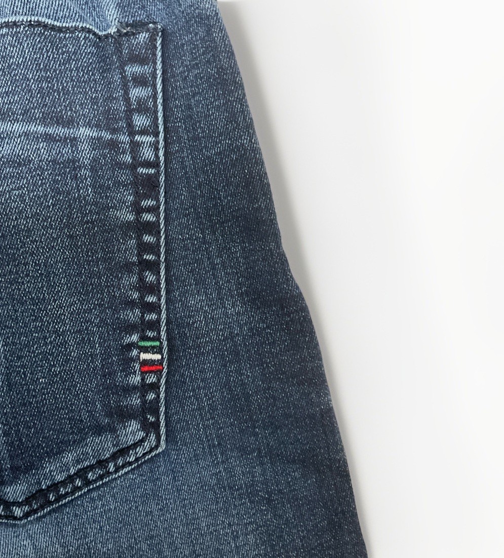 FreeSoul Custom Space Patch Straight Leg Jeans - image 5