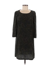 Mango Women Black Casual Dress M