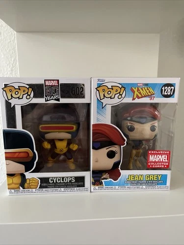 Funko Pop! Vinyl: Marvel Jean Grey #1287 And Cyclops 502