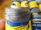 Lot 12+Vtg skeins Hiawatha Raffa-Straw-spools Yarn-gray,orange,pink-72 yds ea — photo 5