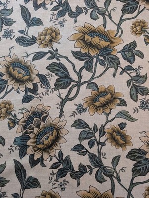 Clarke & Clarke Wedgewood Tonquin Chartreuse Linen Fabric 7 Yards 