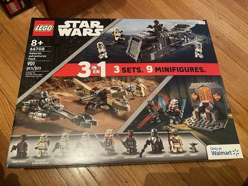 LEGO Star Wars Galactic Adventures Pack 66708 3-in-1 w/9 Minifigures, New Sealed
