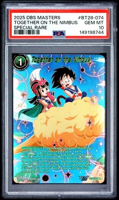 2025 Dragon Ball Masters Together On The Nimbus #BT28-074 PSA 10