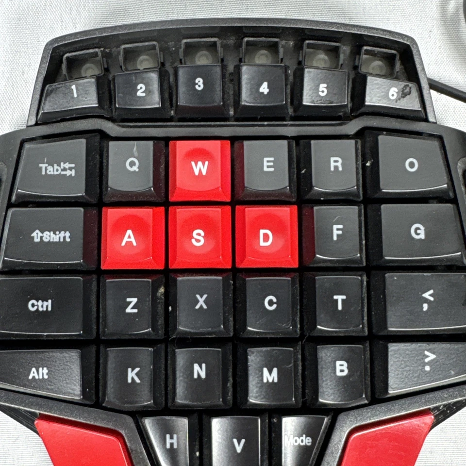 Delux T9 46 Key One Handed Ergonomic Professional Gaming Keyboard Keypad Tested - Image 3 of 4
