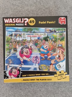 Wasgij Puzzle 1000 Pezzi Originale 49 Padel Panic.Ottime Condizioni
