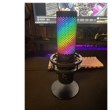 HyperX QuadCast 2 S RGB USB Microphone with Adjustable Stand, Black