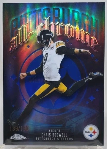 2025 Topps Chrome Chris Boswell Blue Refractor (RAW)