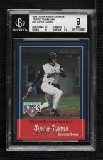 2002 Perfect Game USA Cedar Rapids Kernels Justin Turner #31 BGS 9 MINT 0q3
